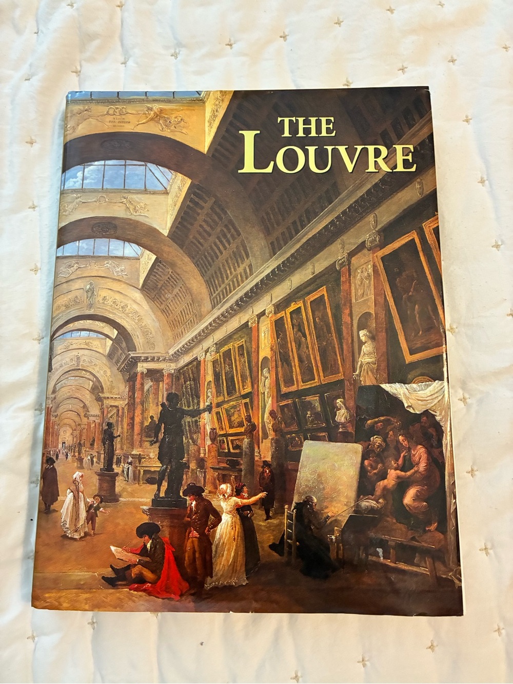 The Louvre Art Book - Brown/Gold Cover